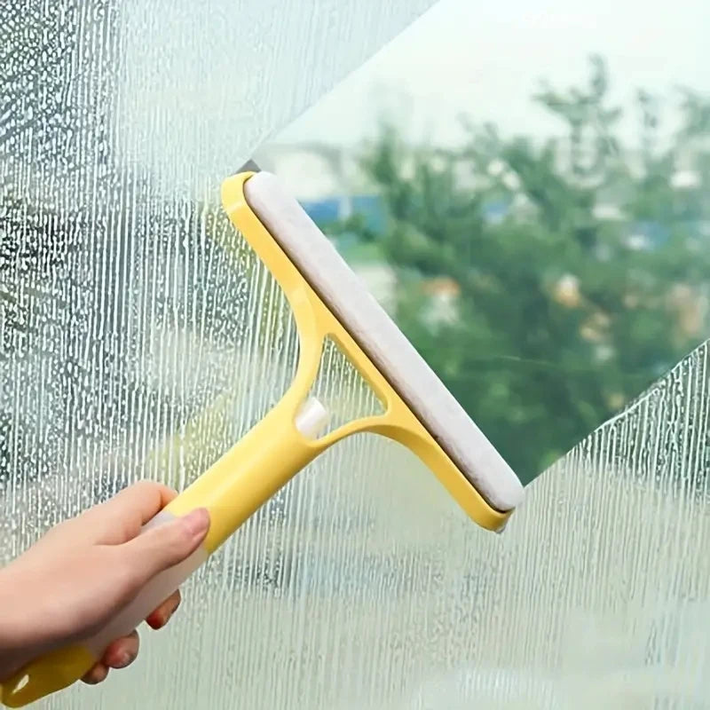 3-in-1 Multi-Function Glass Cleaner- Spray, Wipe & Scrape in One