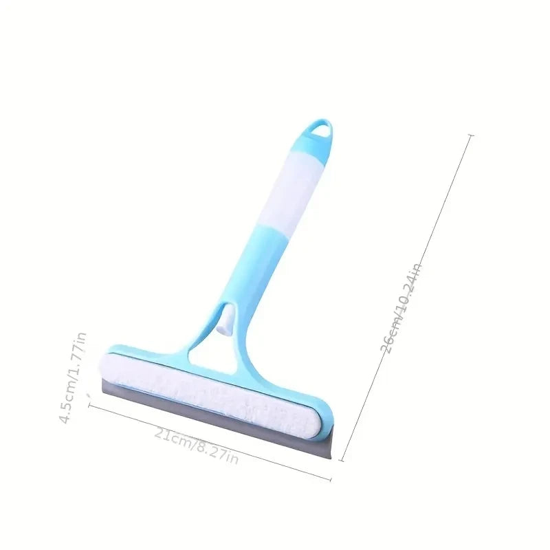 3-in-1 Multi-Function Glass Cleaner- Spray, Wipe & Scrape in One