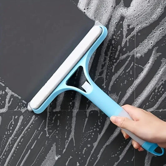  3-in-1 Multi-Function Glass Cleaner- Spray, Wipe & Scrape in One